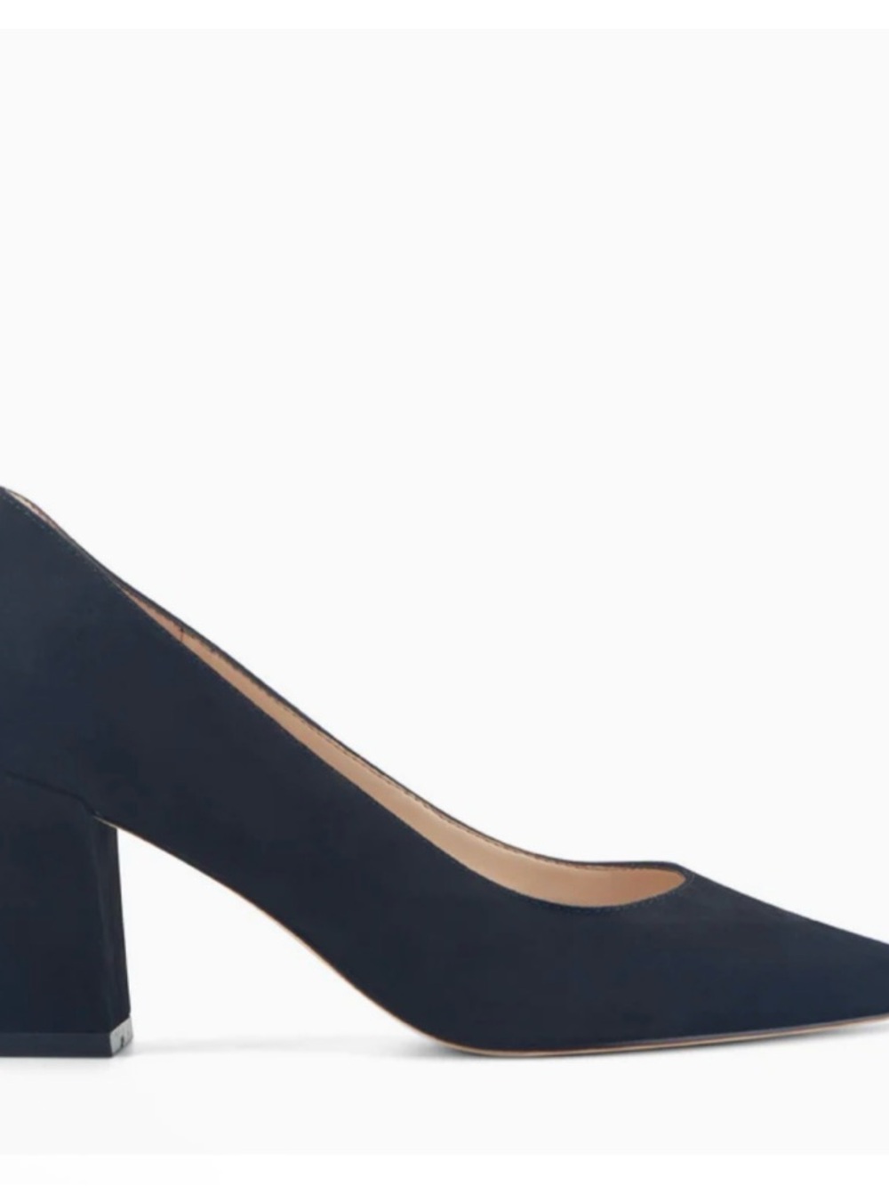 Marc Fisher Zala Pump Black Size 7 M 2.76” heel Gently Used